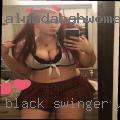 Black swinger white thick woman